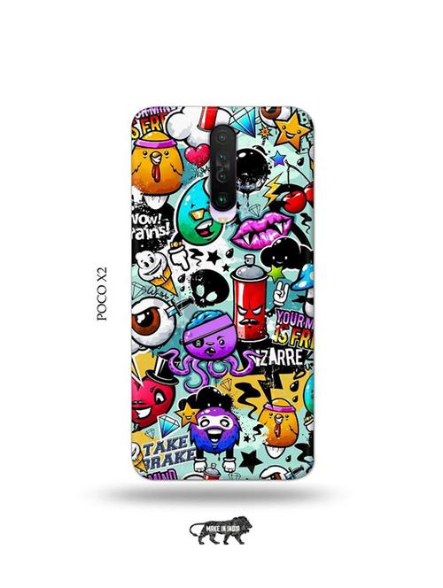 tweakymod designer printed hard case | funny dope back cover compatible with poco x2 - 19079046 - Very Small Image - 1