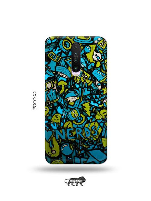 tweakymod designer printed hard case | data flow back cover compatible with poco x2 - 19079060 - Very Small Image - 1