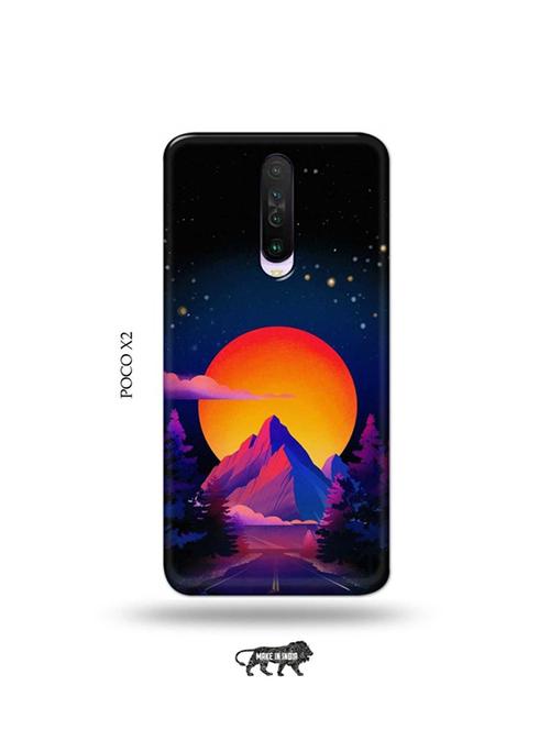 tweakymod designer printed hard case | mountain back cover compatible with poco x2 - 19079075 - Very Small Image - 1