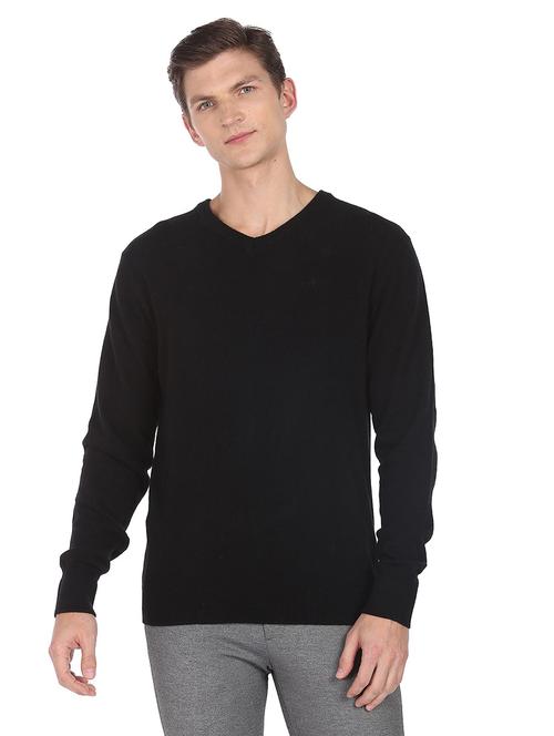 black wool pullover - 19079208 - Very Small Image - 1