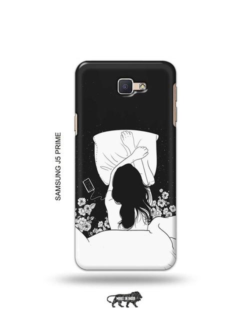 tweakymod designer printed hard case | sleepy girl back cover compatible with samsung j5 prime - 19079304 - Very Small Image - 1