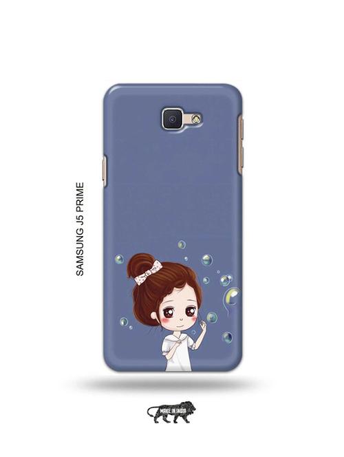 tweakymod designer printed hard case | bubble girl back cover compatible with samsung j5 prime - 19079412 - Very Small Image - 1