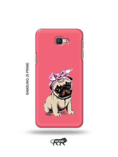 tweakymod designer printed hard case | cute dog back cover compatible with samsung j5 prime - 19079426 - Very Small Image - 1