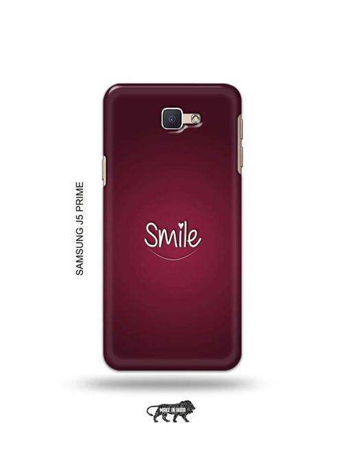 tweakymod designer printed hard case | smile back cover compatible with samsung j5 prime - 19079441 - Very Small Image - 1