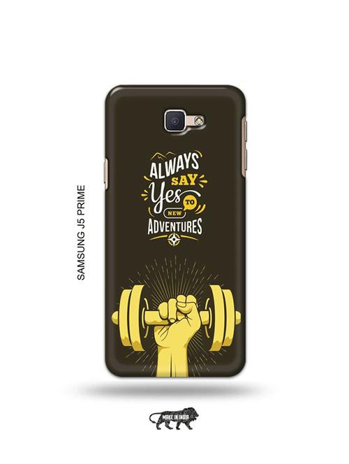 tweakymod designer printed hard case | always say yes back cover compatible with samsung j5 prime - 19079465 - Very Small Image - 1