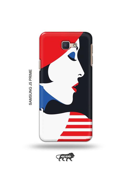 tweakymod designer printed hard case | girl illustration back cover compatible with samsung j5 prime - 19079524 - Very Small Image - 1