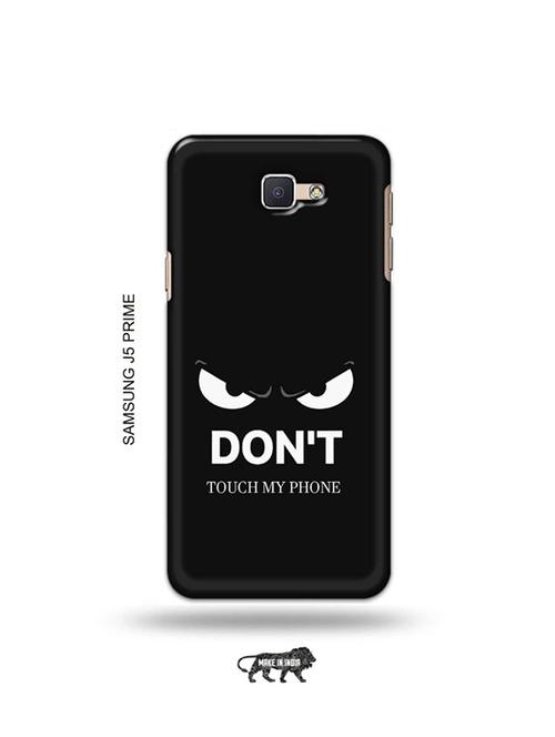 tweakymod designer printed hard case | don't touch my phone back cover compatible with samsung j5 prime - 19079545 - Very Small Image - 1