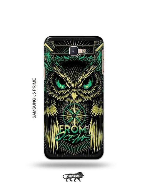 tweakymod designer printed hard case | deadly owl back cover compatible with samsung j5 prime - 19079549 - Very Small Image - 1