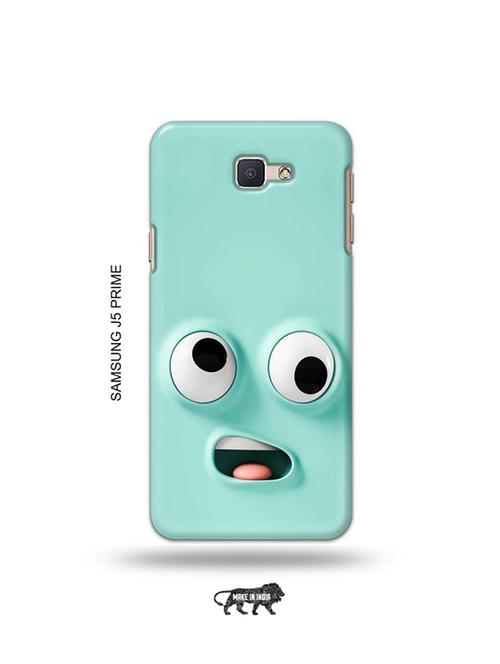 tweakymod designer printed hard case | funny face emoji back cover compatible with samsung j5 prime - 19079558 - Very Small Image - 1