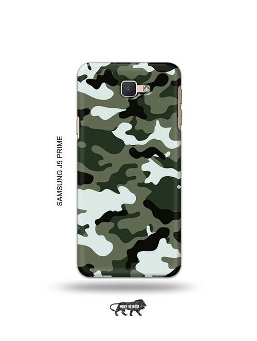 tweakymod designer printed hard case | camouflage green back cover compatible with samsung j5 prime - 19079617 - Very Small Image - 1