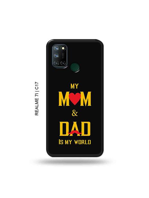tweakymod designer printed hard case | mom dad back cover compatible with realme 7i, realme c17 - 19079768 - Very Small Image - 1