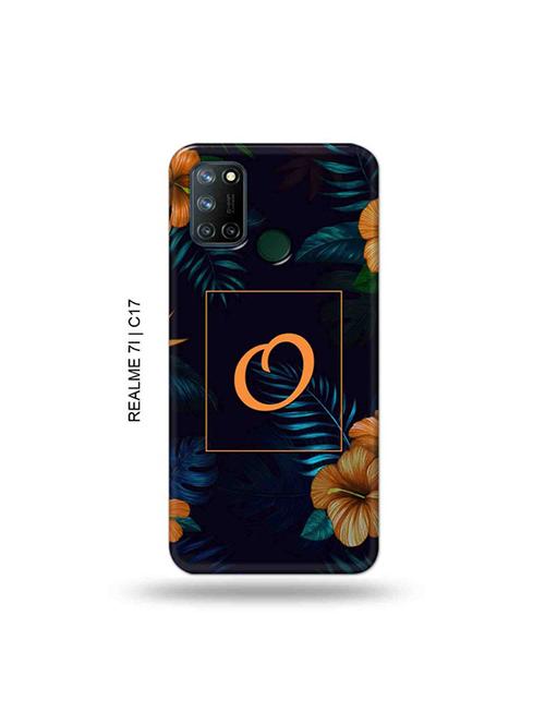 tweakymod designer printed hard case | floral o back cover compatible with realme 7i, realme c17 - 19079837 - Very Small Image - 1