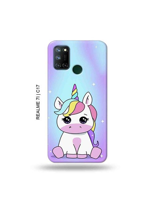 tweakymod designer printed hard case | baby unicorn back cover compatible with realme 7i, realme c17 - 19079853 - Very Small Image - 1