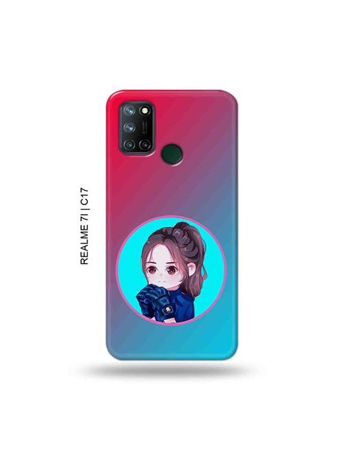 tweakymod designer printed hard case | baby cute girl back cover compatible with realme 7i, realme c17 - 19079865 - Very Small Image - 1