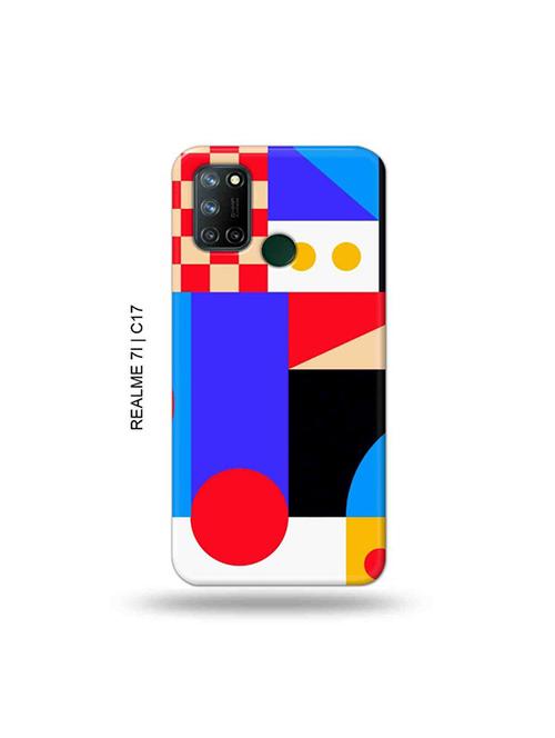 tweakymod designer printed hard case | colour boxes back cover compatible with realme 7i, realme c17 - 19079922 - Very Small Image - 1