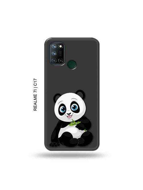 tweakymod designer printed hard case | cute panda back cover compatible with realme 7i, realme c17 - 19079928 - Very Small Image - 1