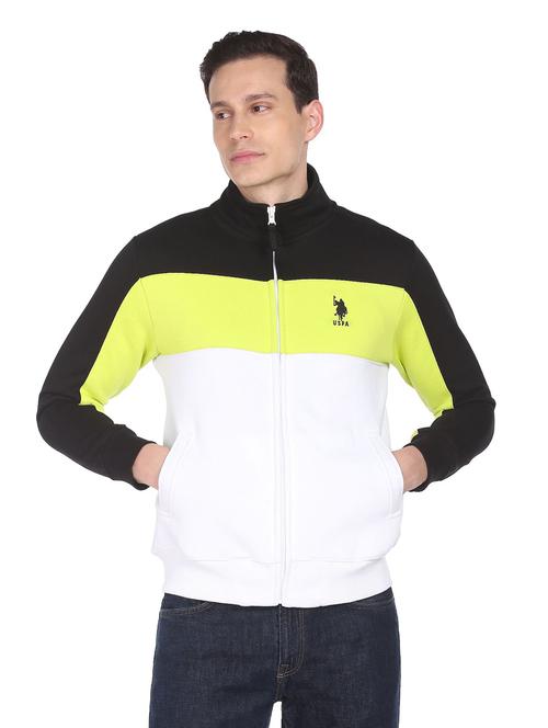 mens color block sweatshirt - 19080356 - Very Small Image - 1