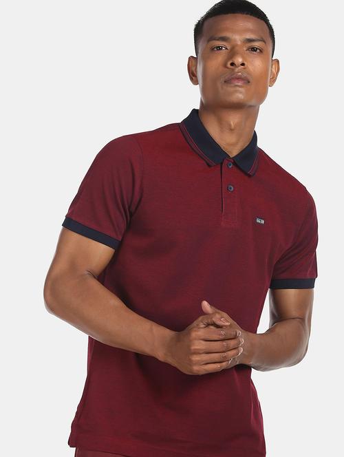 red cotton t-shirt - 19080809 - Very Small Image - 1