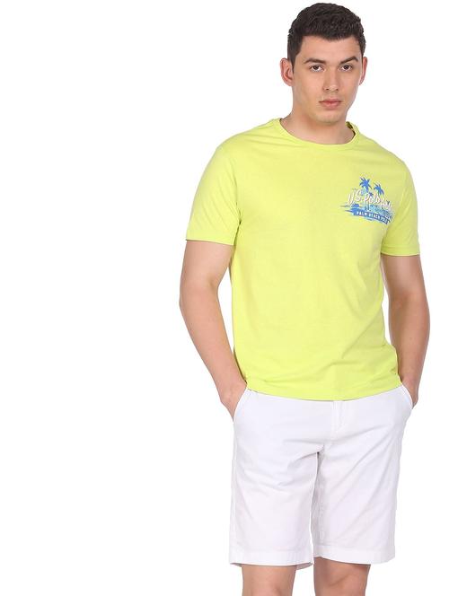 crew neck printed t-shirt - 19080867 - Very Small Image - 1