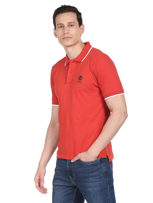 red solid regular t-shirt - 19081072 - Very Small Image - 1