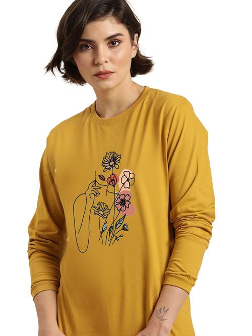 yellow cotton tshirt - 19081148 - Very Small Image - 1