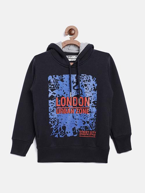 hooded neck printed sweatshirt  - 19081794 - Very Small Image - 1
