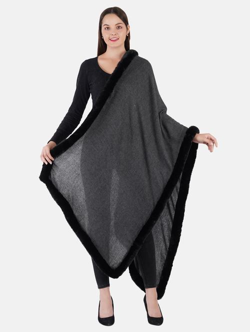 black wool stole - 19082863 - Very Small Image - 1