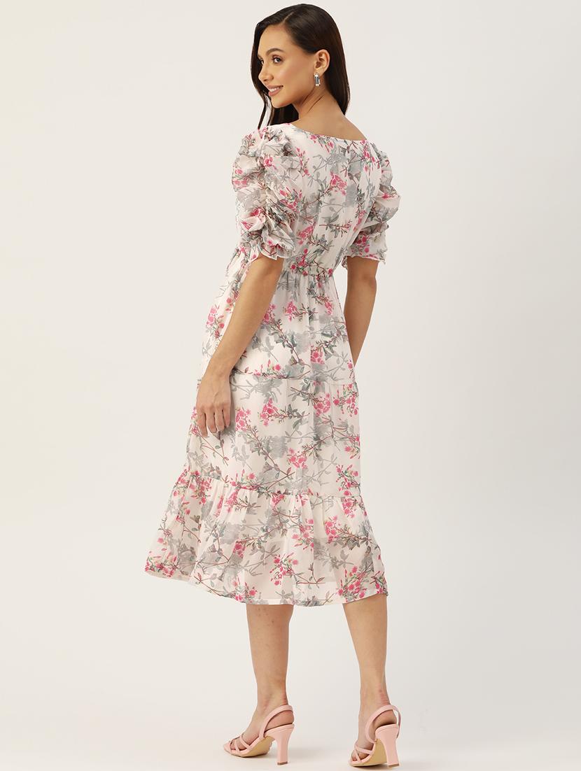 women's tiered floral dress - 19083876 - Zoom Image - 3
