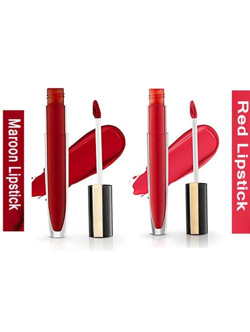 pro-beauty rouge signature matte liquid lipstick maroon & red - 19085657 - Very Small Image - 1