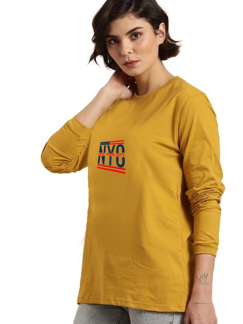 yellow cotton tshirt - 19086577 - Very Small Image - 1