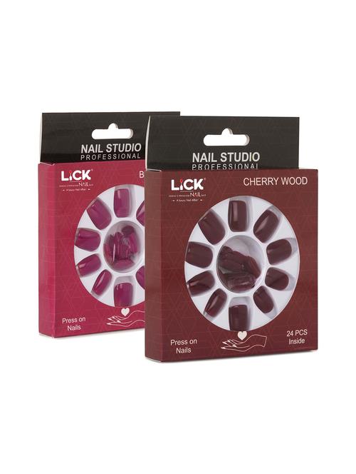 pack of 2 lick false reusable acrylic press on nails  - 19086984 - Very Small Image - 1