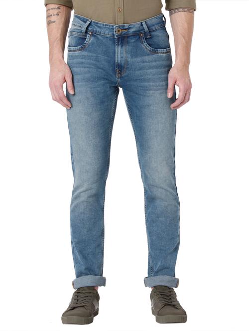 mens slim fit plain jeans - 19087931 - Very Small Image - 1