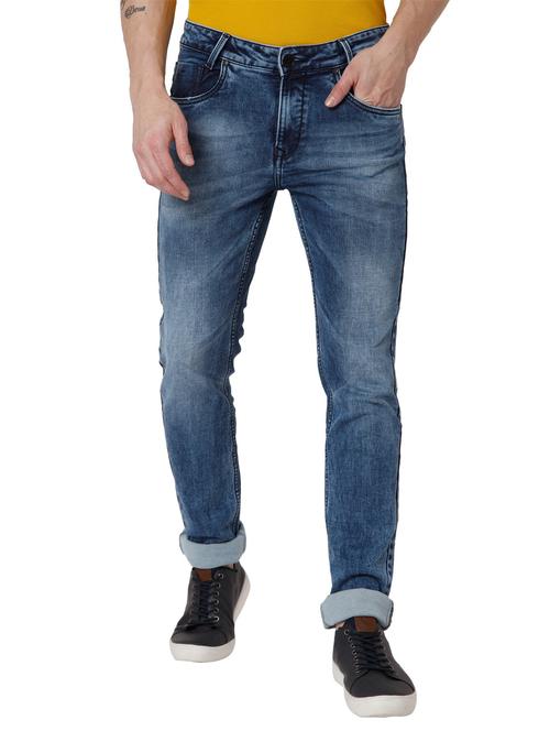 mens slim fit plain jeans - 19087936 - Very Small Image - 1
