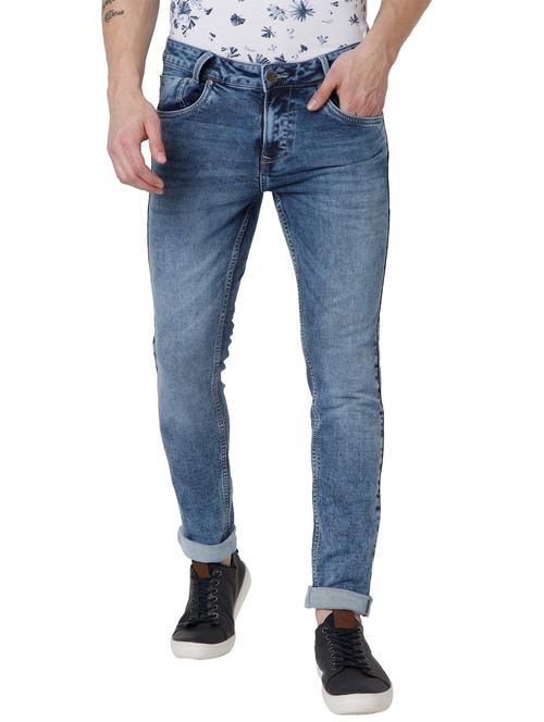 mens slim fit plain jeans - 19087937 - Very Small Image - 1
