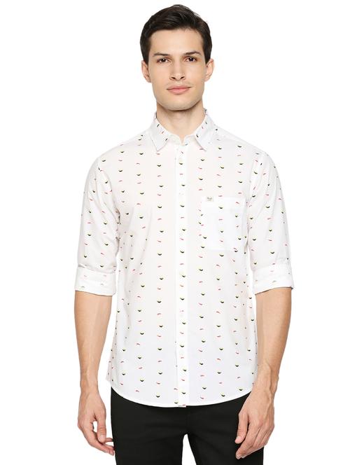 white cotton casual shirt - 19088130 - Very Small Image - 1