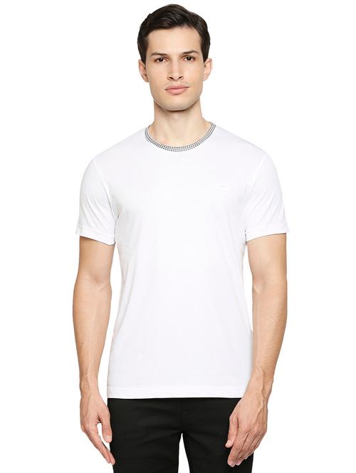 white solid  regular  t-shirt - 19088291 - Very Small Image - 1