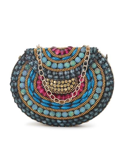 multi colored metal envelope clutch - 19088673 - Very Small Image - 1