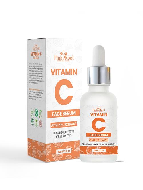vitamin c face serum with 20% extract|for glowing skin, daily use serum, 30ml - 19089936 - Very Small Image - 1