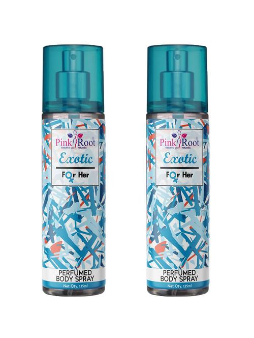 exotic perfumed body spray for women, pack of 2 - 19090076 - Very Small Image - 1