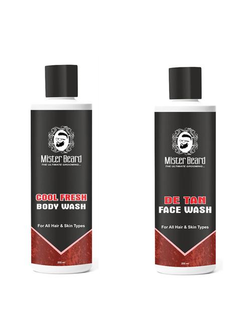 cool fresh body wash 200ml with de-tan facewash 200ml - 19097295 - Very Small Image - 1
