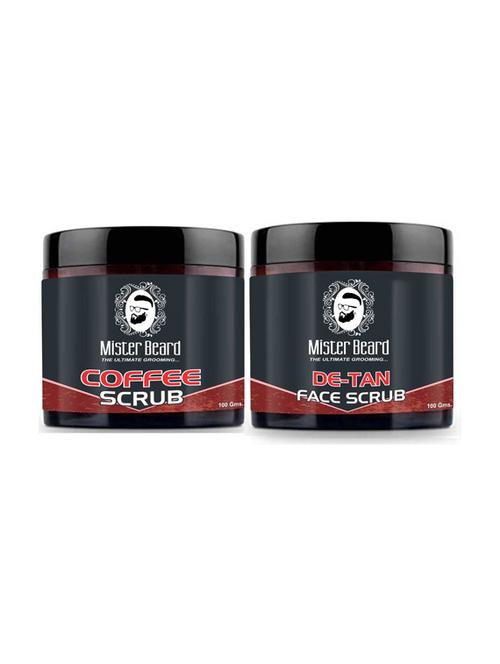 coffee scrub 100gm with de-tan face scrub 100gm - 19097412 - Very Small Image - 1