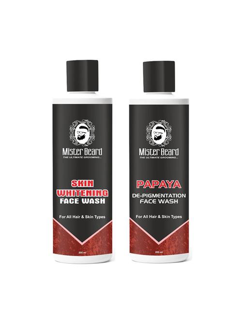 skin whitening facewash 200ml with papaya de-pigmentation facewash 200ml - 19097610 - Very Small Image - 1