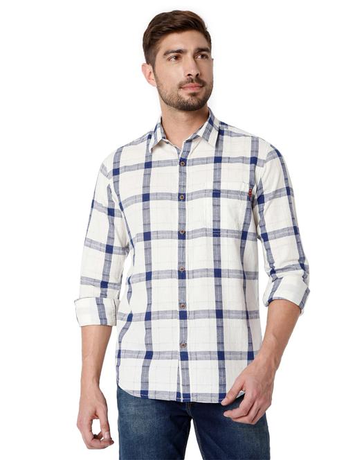 checkered long sleeve shirt - 19100282 - Very Small Image - 1