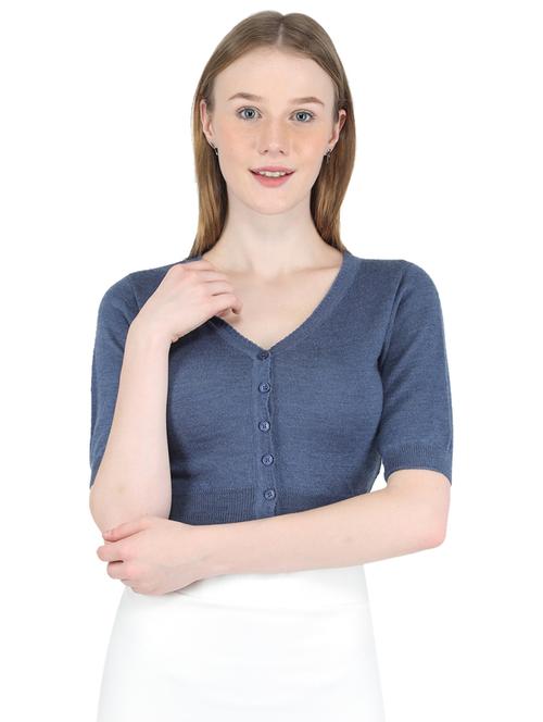 v-neck solid cardigan - 19101843 - Very Small Image - 1