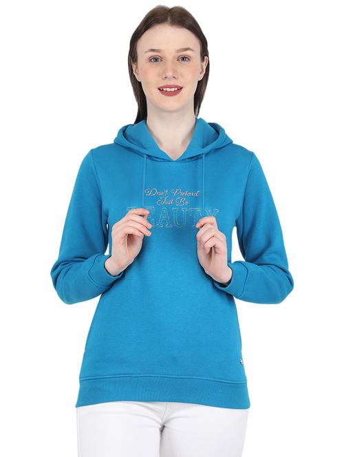 women's chest print sweatshirt - 19102032 - Very Small Image - 1