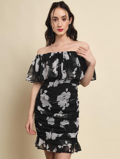 women's tiered dress floral dress - 19102128 - Very Small Image - 1