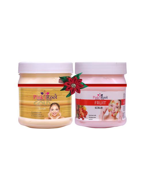 gold scrub 500gm with fruit scrub 500gm - 19102622 - Very Small Image - 1