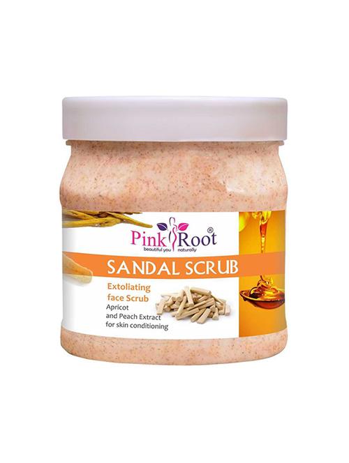 sandal scrub exfoliating face scrub apricot and peach extract for skin conditioning - 19102663 - Very Small Image - 1