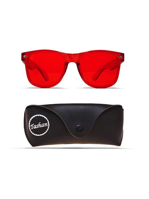  red frame with red lens sunglasses - 19103025 - Very Small Image - 1