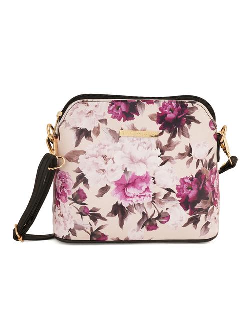 black leatherette (pu) sling bag - 19108480 - Very Small Image - 1